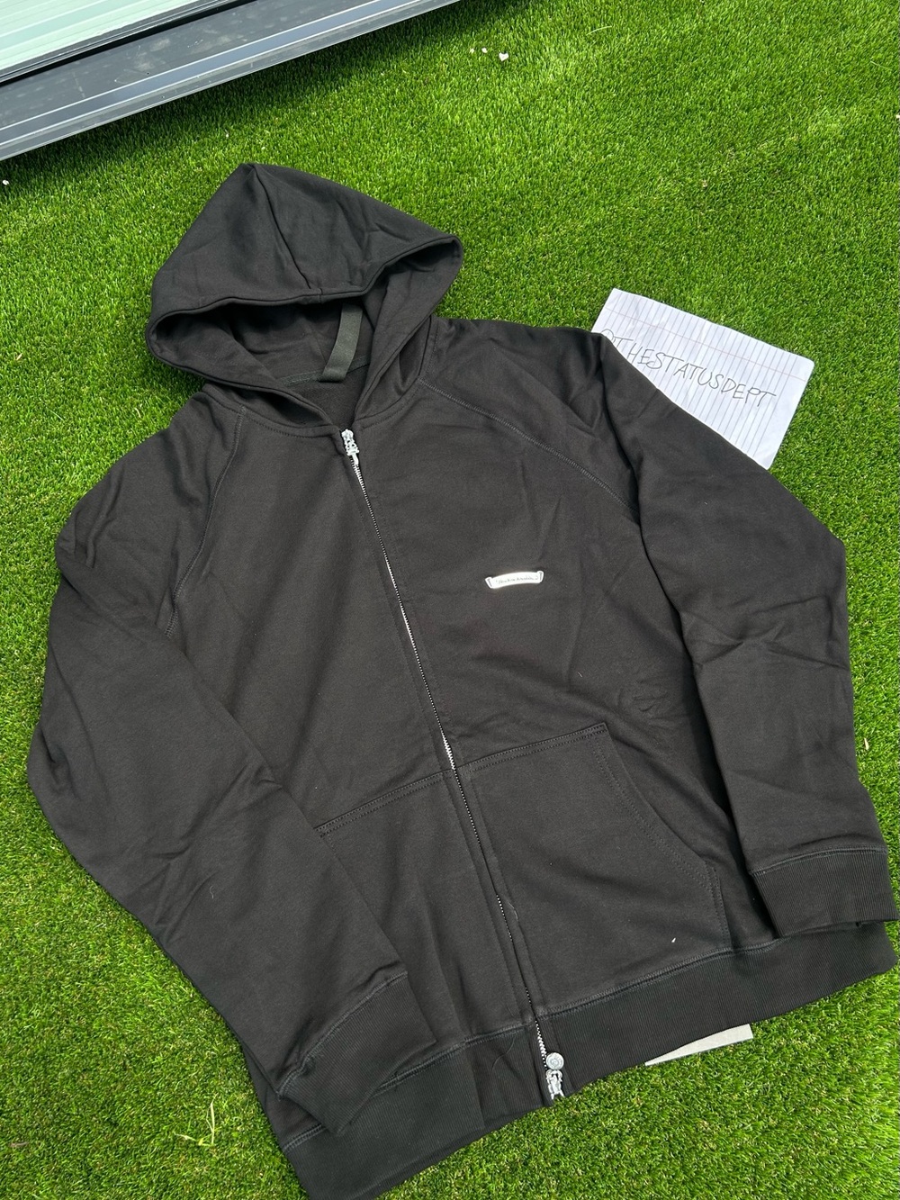 Black Full-Zip ChromeHearts Hoodie